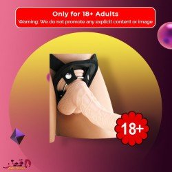 American Whopper 6.5"Dong Vibrating With Harness SO-006