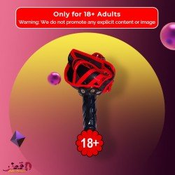 Black Red Edge Leather Harness Lesbian Strapon SO-025