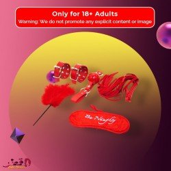 BDSM SEX KIT Bracelet+Whip+Goggles+Feather+Mouth Ball Gag BDSM-001