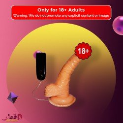 Whoppers Curved Vibrating Suction Cup Realistic Vibrator RSV-078