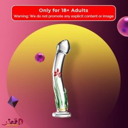 Flower Crystal Glass Dildo Sex Toy GD-004
