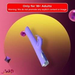 Black T-Transfer Beads Stick Rabbit Vibrator RV-021