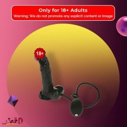 Ultimate Inflatable Realistic Non Vibrator in Black RSNV-011