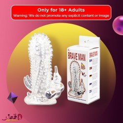 Sheath Rabbit Extender Penis with dots Brave Man PES-020