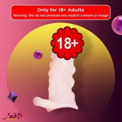 Solid Dotted Head Penis Extension Sleeve Skin Color PES-027