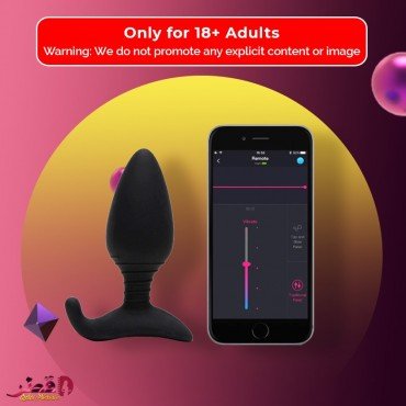 Lovense Hush App Controlled Vibrating Butt Plug (1.5 inch/1.75 inch) ACV-004
