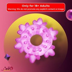 Heavy Cock Ring-Ice Flower CR-006