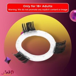 Transparent Hair Finger Fun Function Cock Ring CR-009
