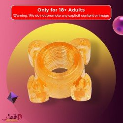 Transparent 4 Tube FingerCock Ring CR-010