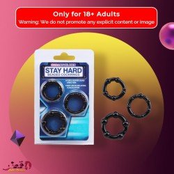 Stay Hard Beaded Cockrings CR-020