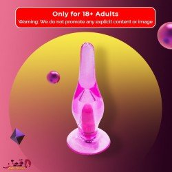 Crystal Anal Vibrating Butt Plug With Suction Cup AD-025